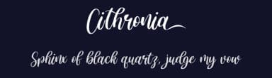 Cithronia by Fontada — Script Handwritten Font — thumbnail 2