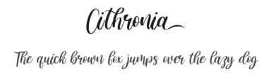 Cithronia by Fontada — Script Handwritten Font — thumbnail 1