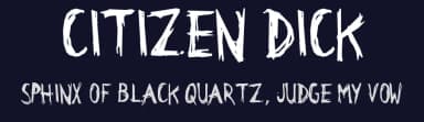 Citizen Dick by Fontosaurus — Script Handwritten Font — thumbnail 2