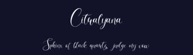Citralyana by Basni.std — Script Handwritten Font — thumbnail 2