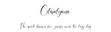 Citralyana by Basni.std — Script Handwritten Font — thumbnail 1