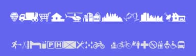 City Icons by Woodcutter — Dingbats Font — thumbnail 3