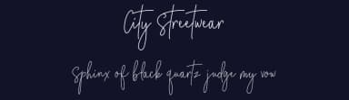 City Streetwear by Cultivated Mind Fonts — Script Handwritten Font — thumbnail 2