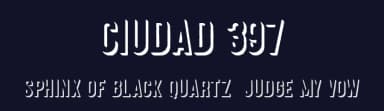 Ciudad 397 by Woodcutter — Sans Serif Font — thumbnail 2