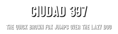 Ciudad 397 by Woodcutter — Sans Serif Font — thumbnail 1
