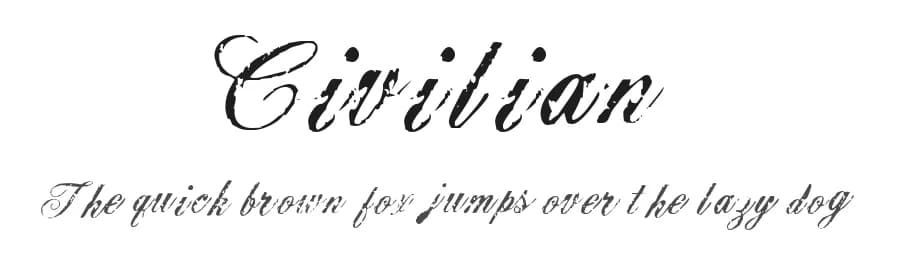 Civilian by Anthem Type — Script Handwritten Font