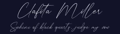 Clafita Miller by RantautypeStudio — Script Handwritten Font — thumbnail 2
