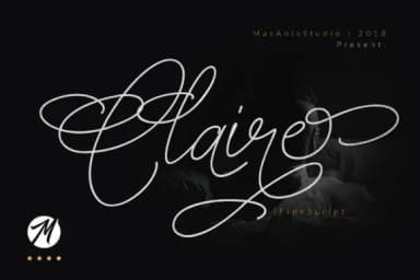 Claire Script Font by Mas Anis — Script Handwritten Font — thumbnail 1