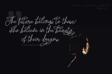 Claire Script Font by Mas Anis — Script Handwritten Font — thumbnail 9