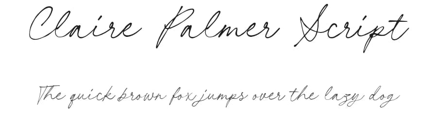 Claire Palmer Script by Letterhend Studio — Script Handwritten Font
