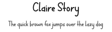 Claire Story by Tokopress — Script Handwritten Font — thumbnail 1