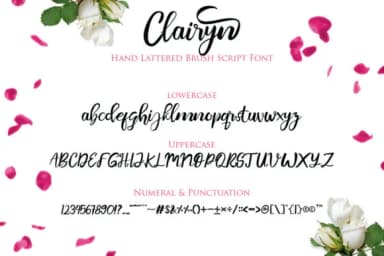 Clairyn Font by Minimal Movement — Script Handwritten Font — thumbnail 9