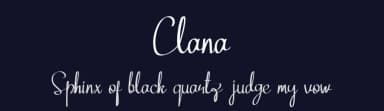 Clana by Nico Muslib — Script Handwritten Font — thumbnail 2