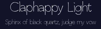 Claphappy Light by Kate Matheson — Script Handwritten Font — thumbnail 2