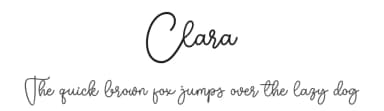 Clara by Moove Studio — Script Handwritten Font — thumbnail 1