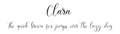 Clara by NanaNissa — Script Handwritten Font — thumbnail 1