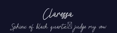 Claressa by Edric Studio — Script Handwritten Font — thumbnail 2
