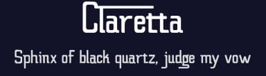 Claretta by Cooldesignlab — Sans Serif Font — thumbnail 2