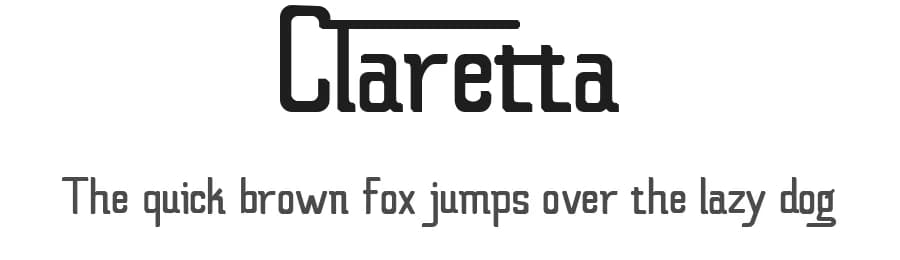 Claretta by Cooldesignlab — Sans Serif Font