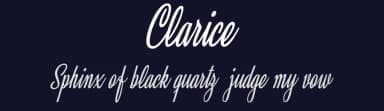 Clarice by Billy Argel Fonts ® — Script Handwritten Font — thumbnail 2