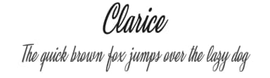 Clarice by Billy Argel Fonts ® — Script Handwritten Font — thumbnail 1
