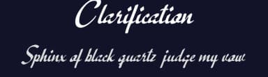 Clarification by Billy Argel Fonts ® — Script Handwritten Font — thumbnail 2