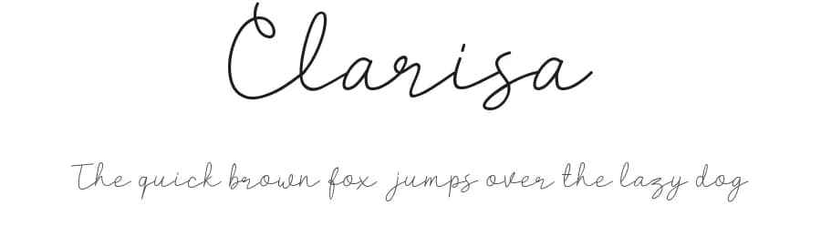 Clarisa by Heinzel Std — Script Handwritten Font