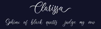 Clarissa by Blankids — Script Handwritten Font — thumbnail 2