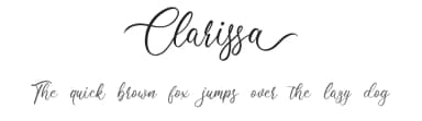 Clarissa by Blankids — Script Handwritten Font — thumbnail 1