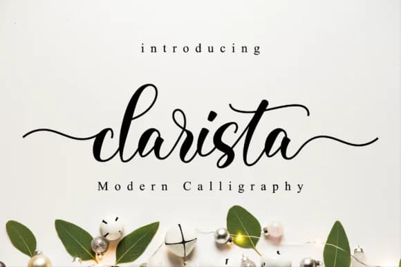 Clarista Script Font by NissaStudio — Script Handwritten Font