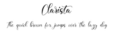 Clarista by NanaNissa — Script Handwritten Font — thumbnail 1