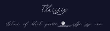 Claristy by alcode — Script Handwritten Font — thumbnail 2