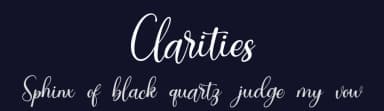 Clarities by Rochart Studio — Script Handwritten Font — thumbnail 2