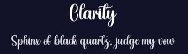 Clarity by Scratchones — Script Handwritten Font — thumbnail 2