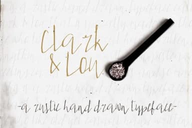 Clark & Lou Font by Blue Robin Design Shop — Script Handwritten Font — thumbnail 1