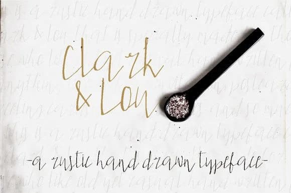Clark & Lou Font by Blue Robin Design Shop — Script Handwritten Font