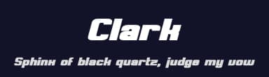 Clark by Pixel Sagas — Sans Serif Font — thumbnail 2