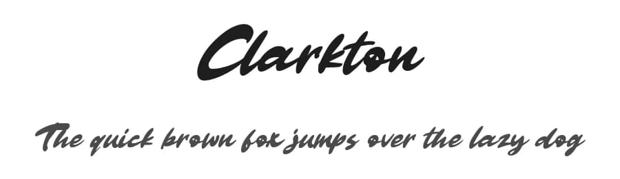 Clarkton by Weape Studio — Script Handwritten Font