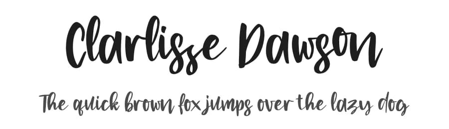 Clarlisse Dawson by Perspectype Studio - Letterena.com — Script Handwritten Font
