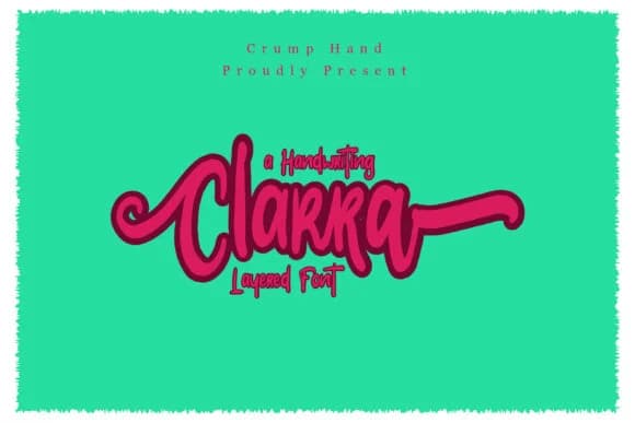 Clarra Font by Eifets — Script Handwritten Font