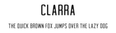 Clarra by creativetacos — Sans Serif Font — thumbnail 1