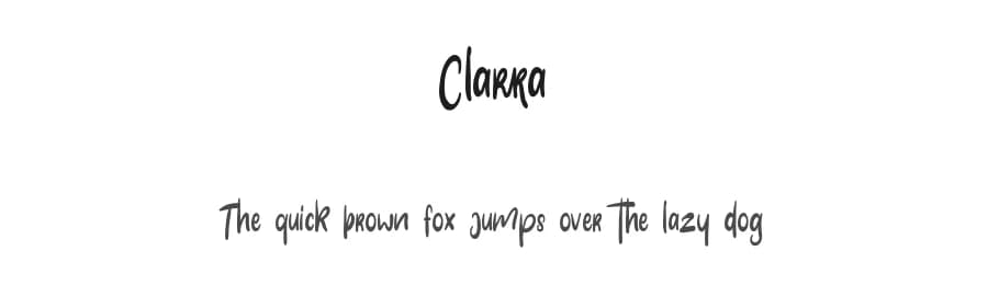 Clarra by Eifetstype — Script Handwritten Font