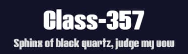 Class-357 by Matthew Willsone — Sans Serif Font — thumbnail 2