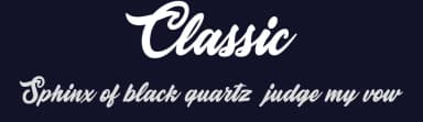 Classic by Billy Argel Fonts ® — Script Handwritten Font — thumbnail 2