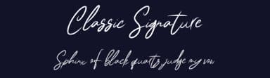 Classic Signature by Elbanadha Creative — Script Handwritten Font — thumbnail 2