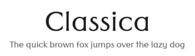 Classica by Wojciech Kalinowski — Serif Font — thumbnail 1