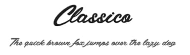 Classico by dcoxy - Greg Medina — Script Handwritten Font — thumbnail 1