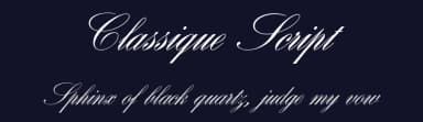 Classique Script by ClaudeP — Script Handwritten Font — thumbnail 2