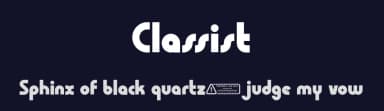 Classist by Sohel Studio — Sans Serif Font — thumbnail 2