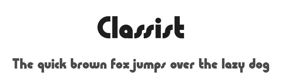 Classist by Sohel Studio — Sans Serif Font — preview 1